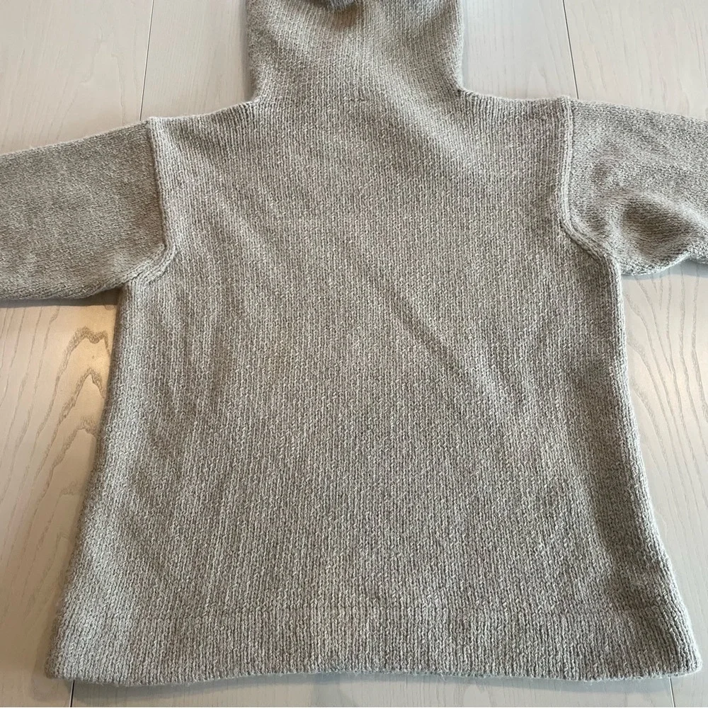 Lauren Manoogian Alpaca Wool Hand Loomed Sweater Hoodie Peru XS